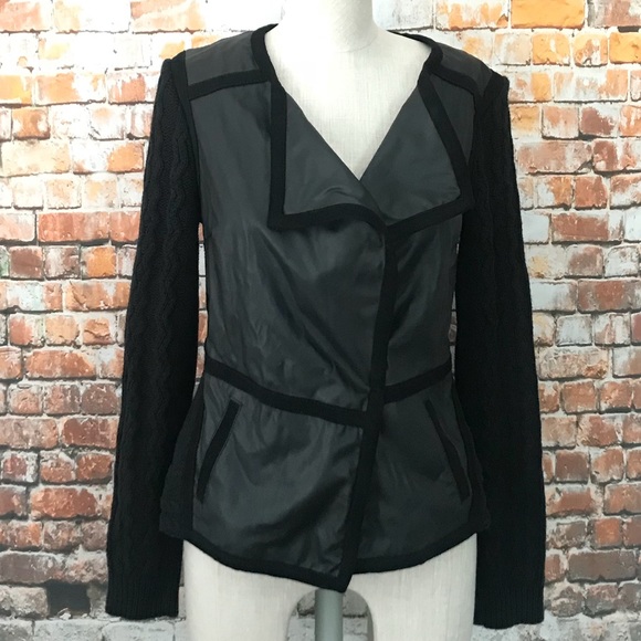 Anthropologie Elevenses faux leather jacket - Picture 2 of 8